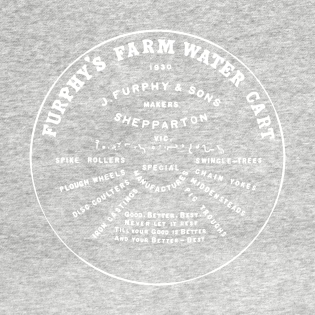 Furphy Water Tank - white by BrownWoodRobot